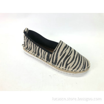 Ladies Slip On Loafer Round Toe Espadrille Sneaker